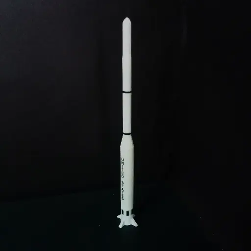 Scout Rocket Model 1:144 Scale – NASA's Vintage Solid-Fuel Launch Vehicle
